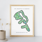 TPC Boston in Norton, Golf Course Prints, Massachusetts