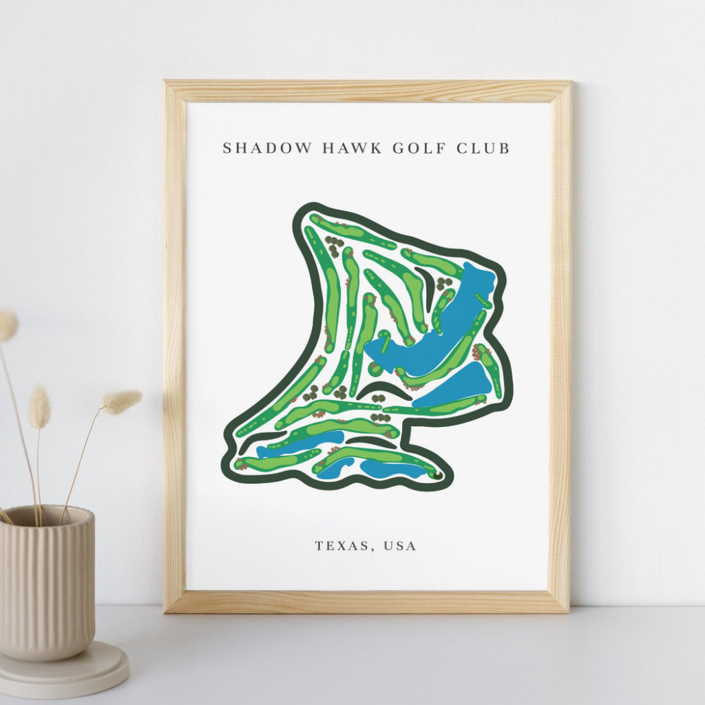 Shadow Hawk Golf Club, Golf Course Prints, Texas