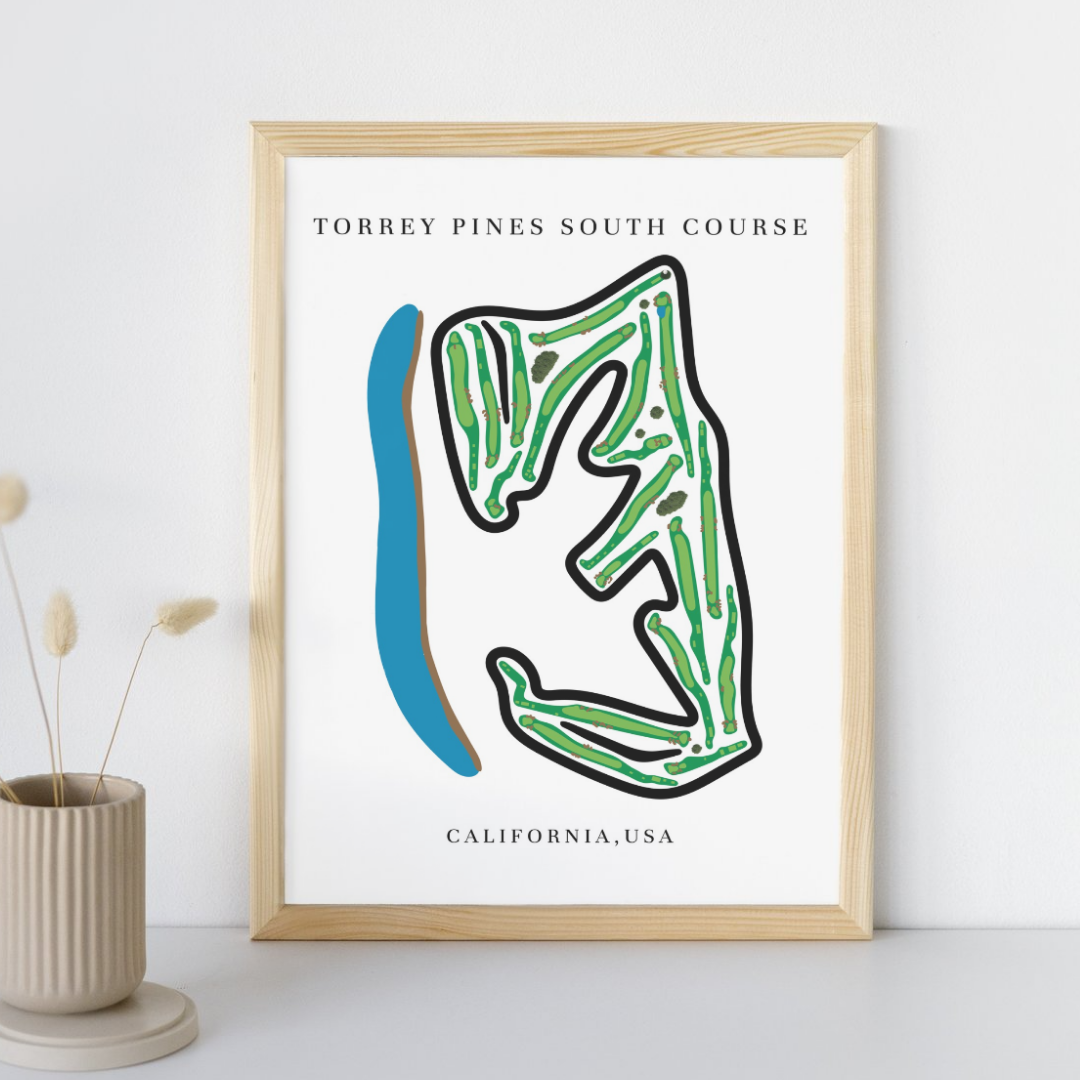 Torrey Pines South Course, Golf Course Print, California