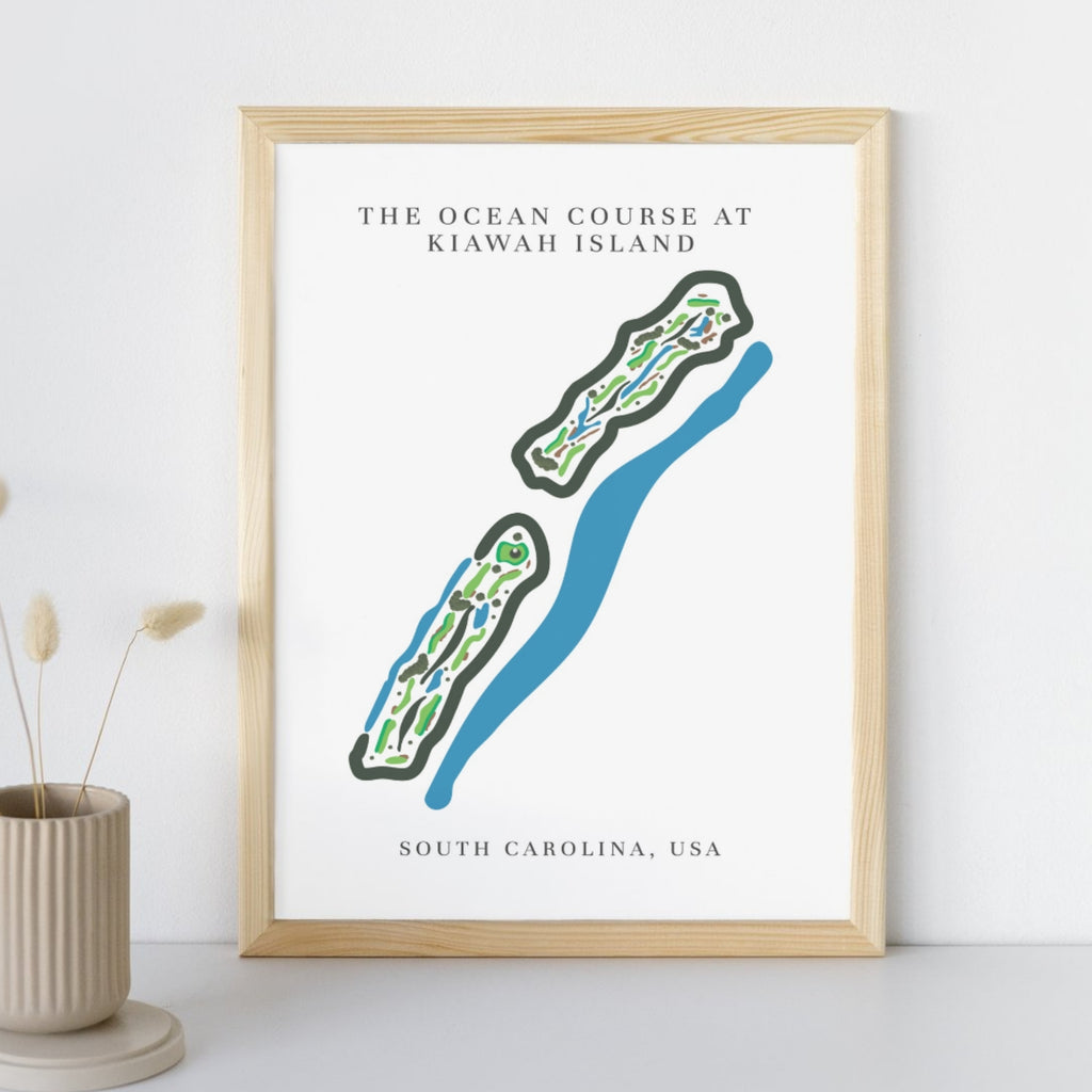 Ocean Course at Kiawah Island, Golf Course Print, South Carolina