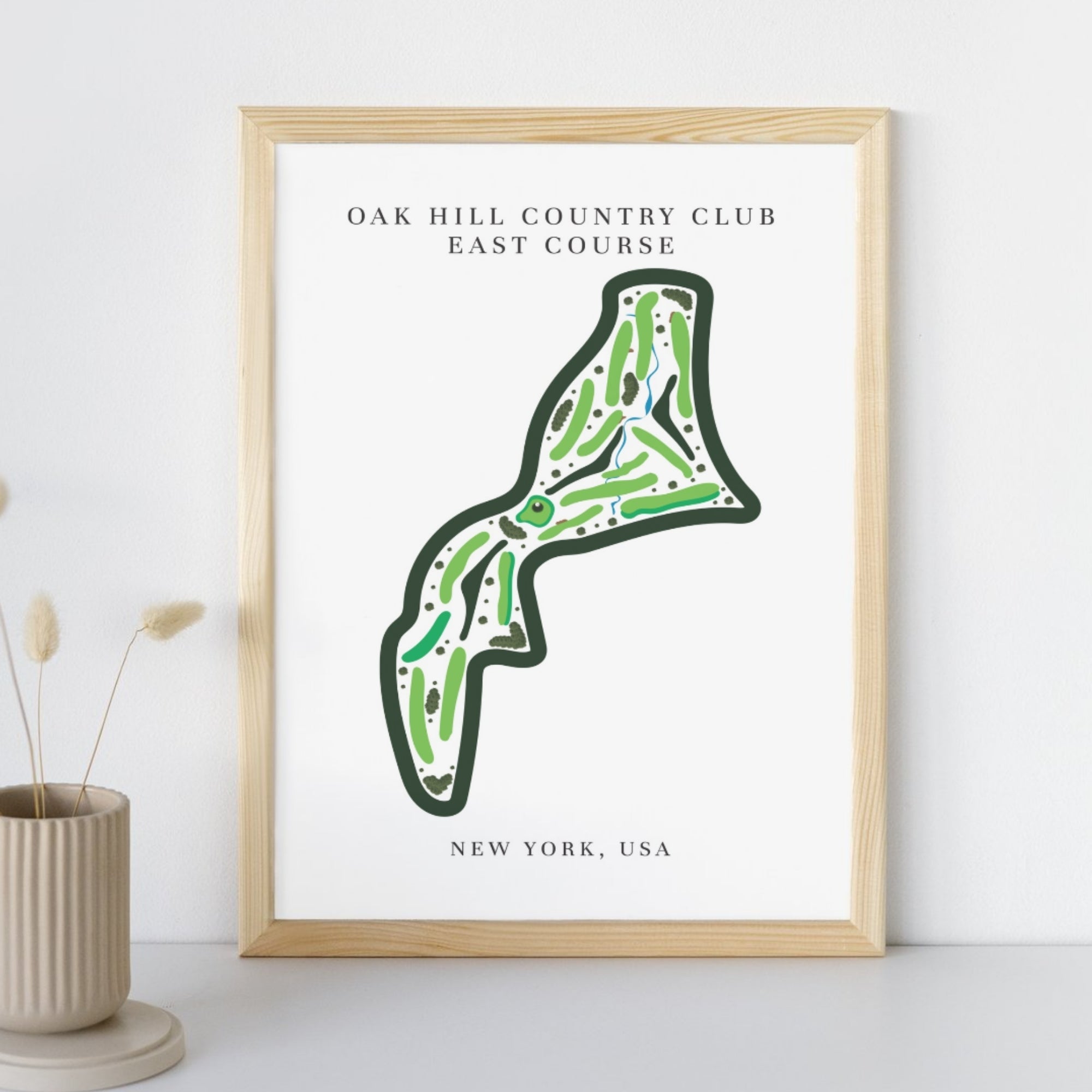 Oak Hill Country Club East, Golf Course Print, New York