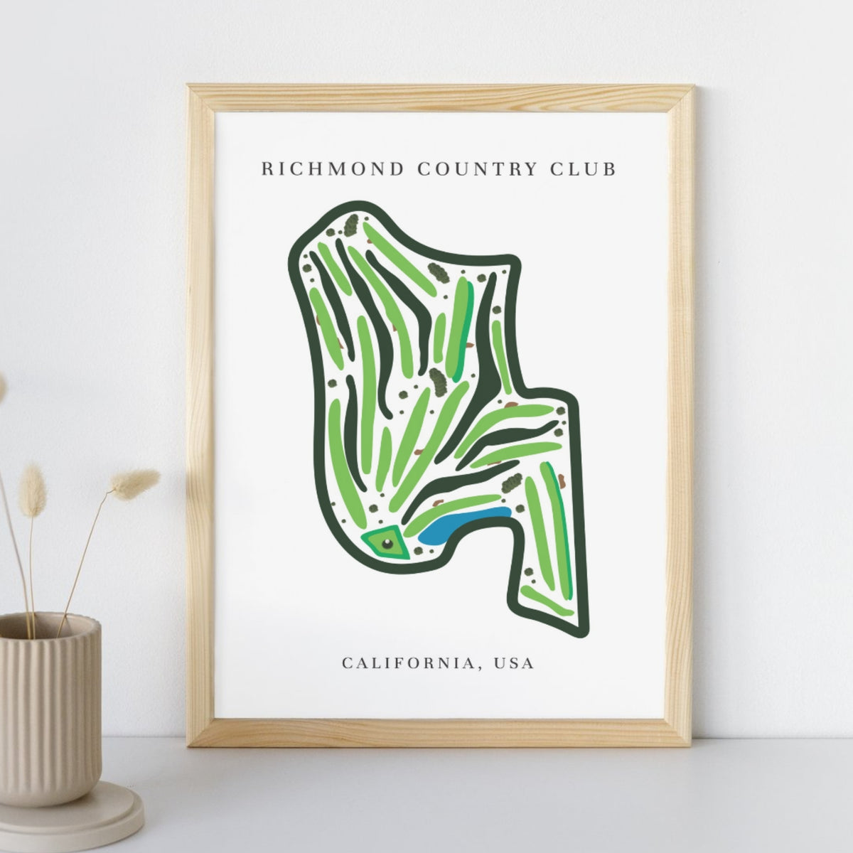 Richmond Country Club Golf Course Prints, California