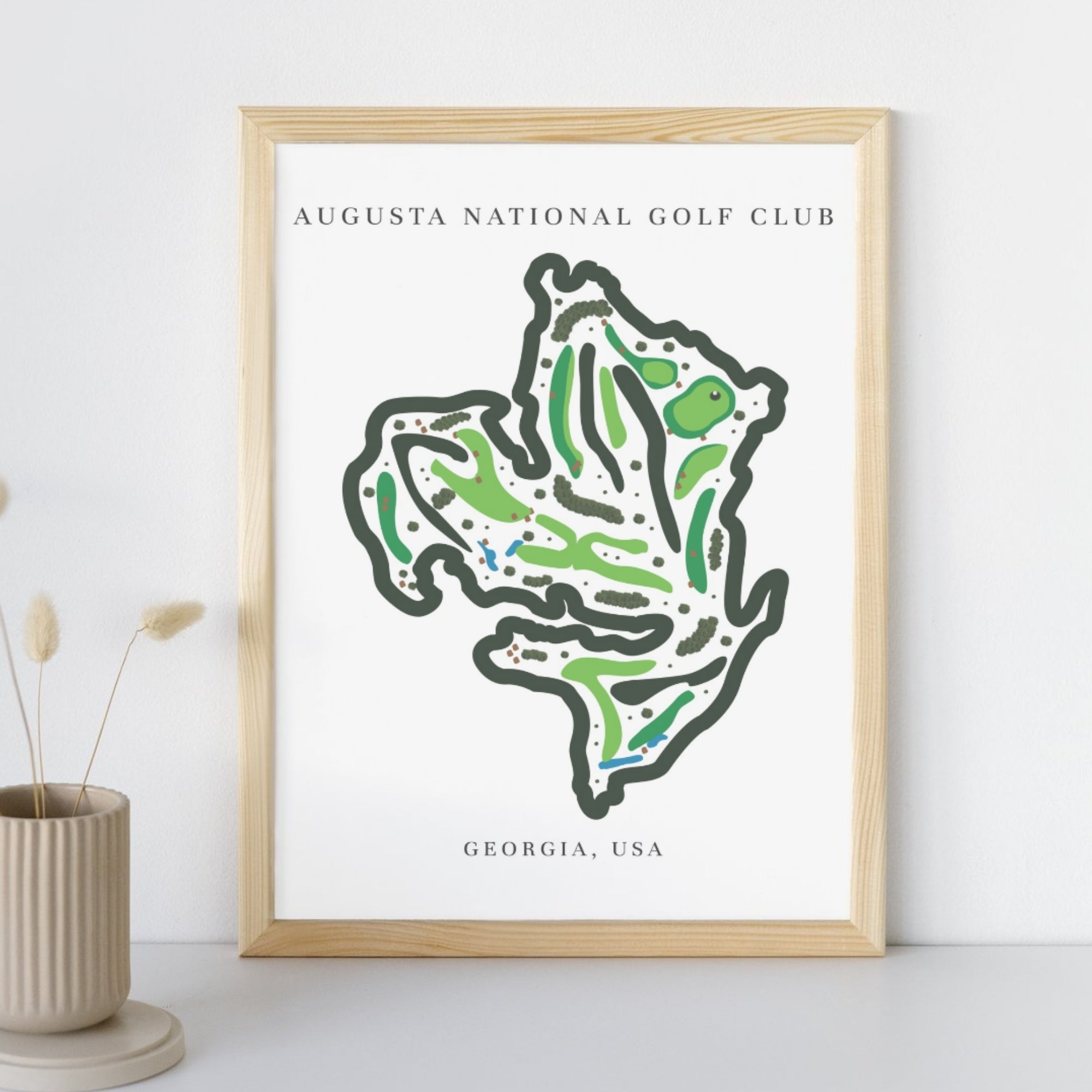 Augusta National Golf Club, Golf Course Print, Georgia