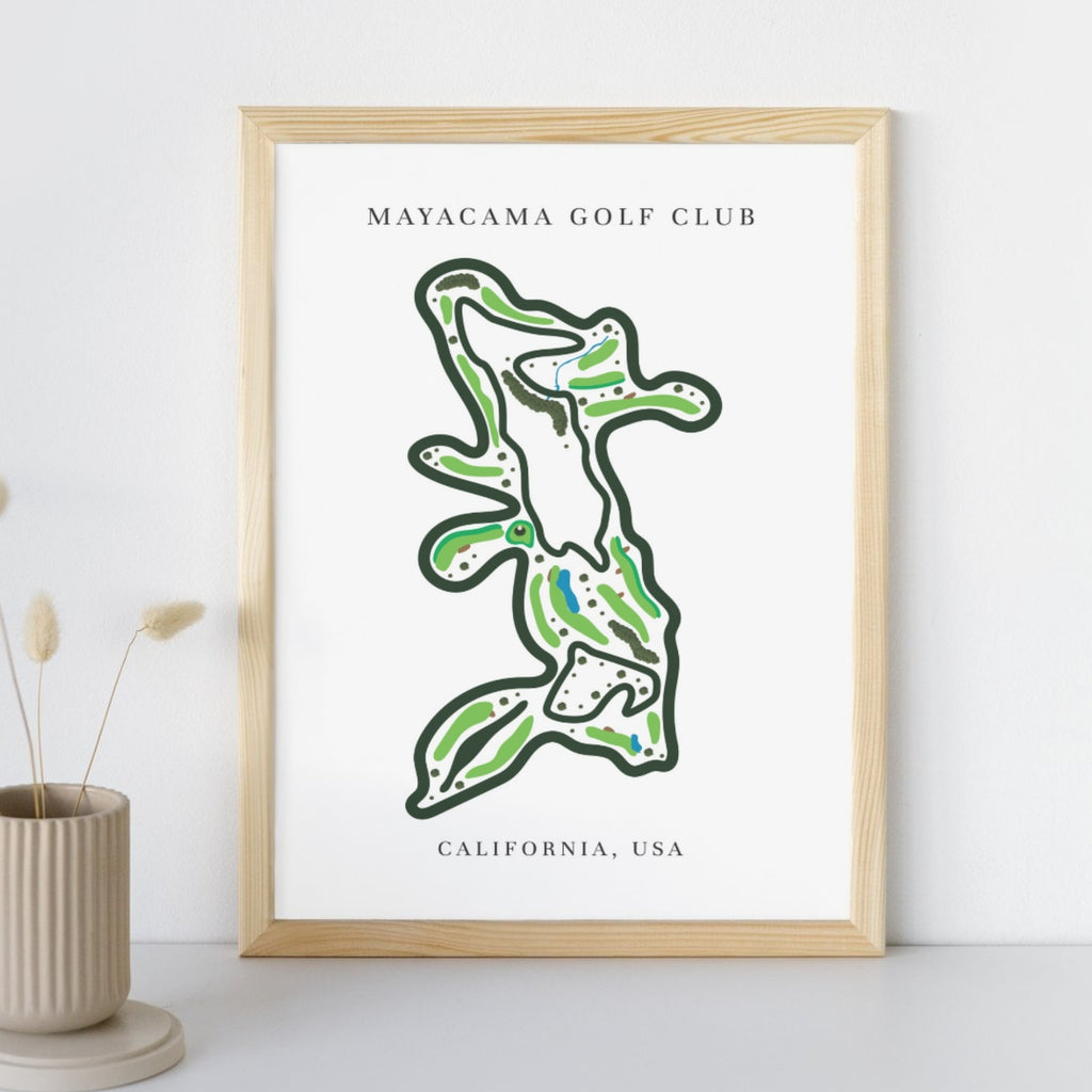 Mayacama Golf Club, Golf Course Print, California