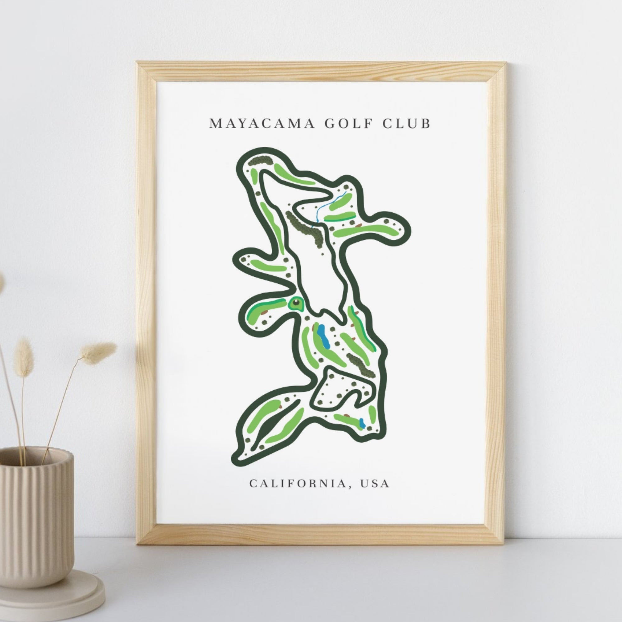 Mayacama Golf Club, Golf Course Print, California
