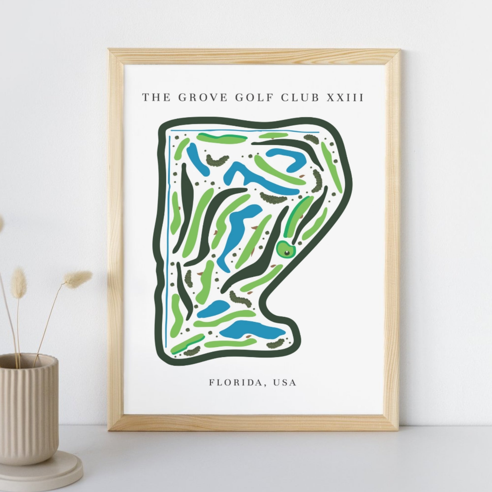 The Grove Golf Club XXIII, Golf Course Print, Florida