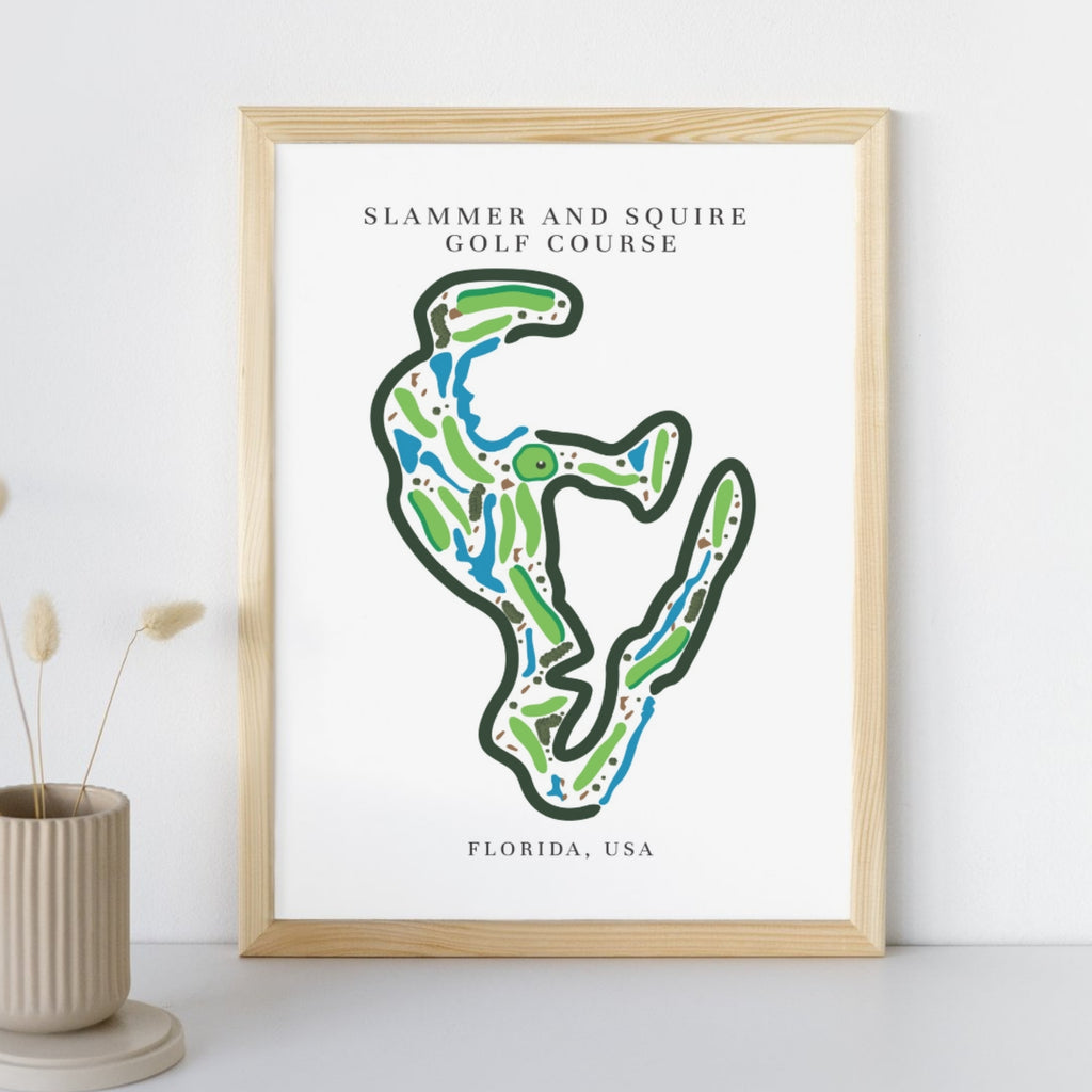 Slammer and Squire Golf Course Print, Florida
