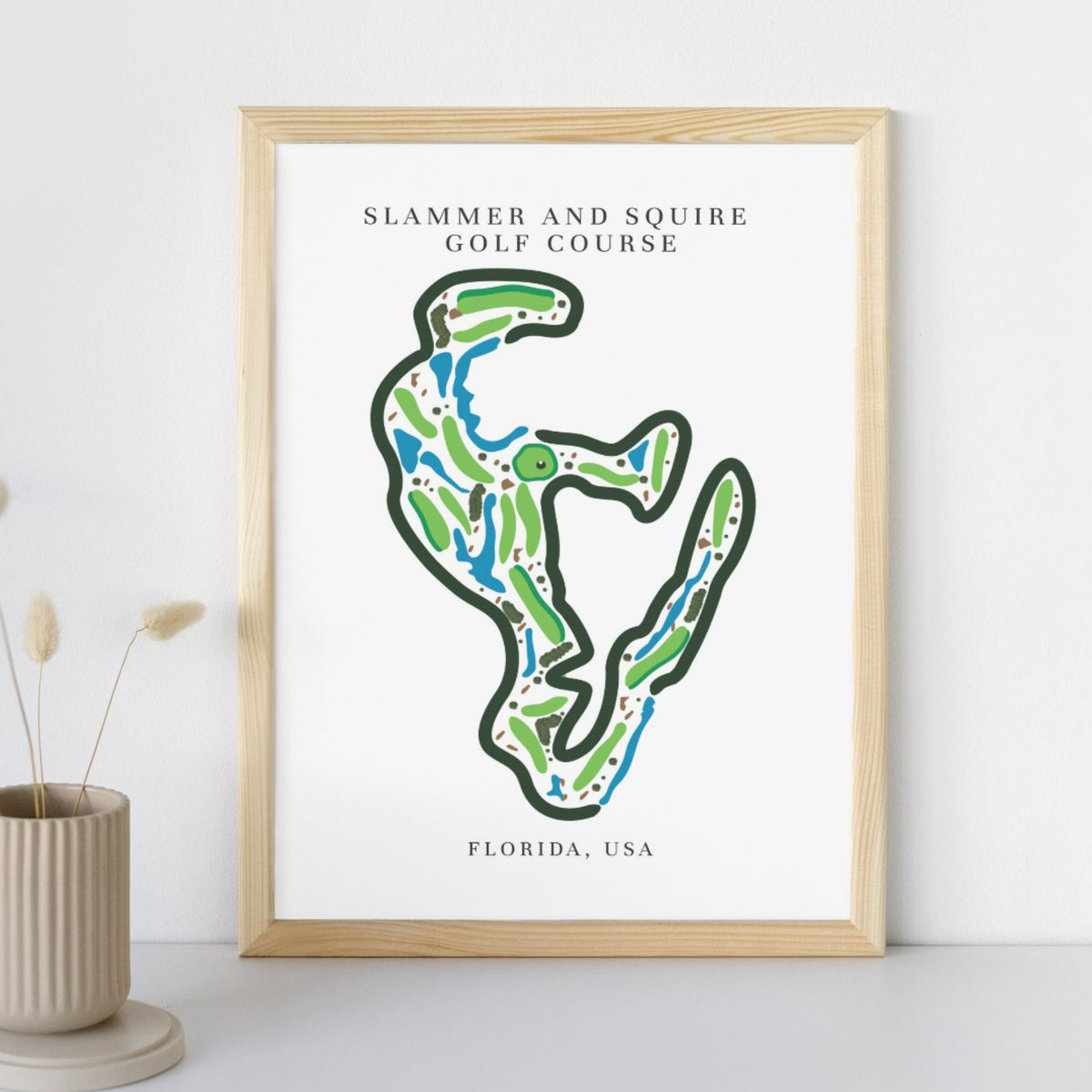 Slammer and Squire Golf Course Print, Florida