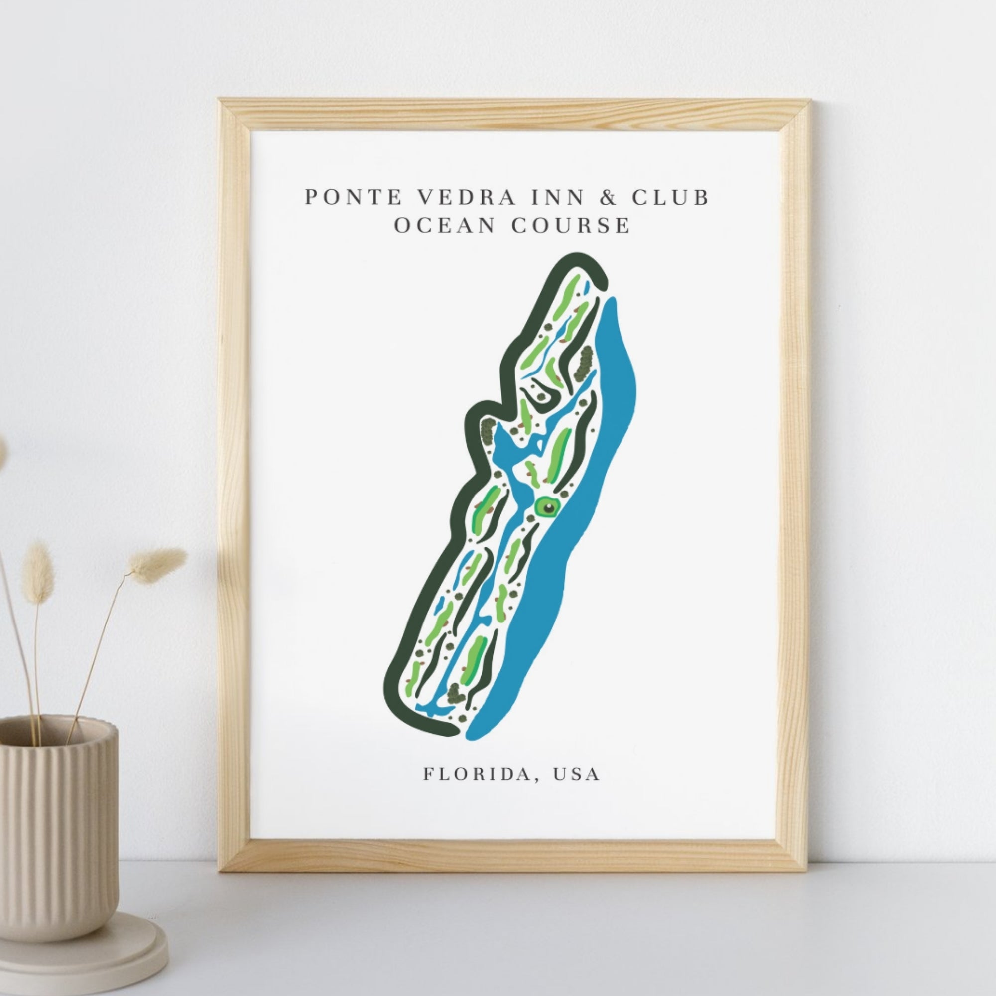 Ponte Vedra Inn & Club Ocean, Golf Course Print, Florida