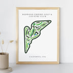 Redwood Empire Golf & Country Club, Golf Course Print, California
