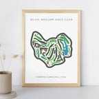 Quail Hollow Golf Club, Golf Course Print, North Carolina