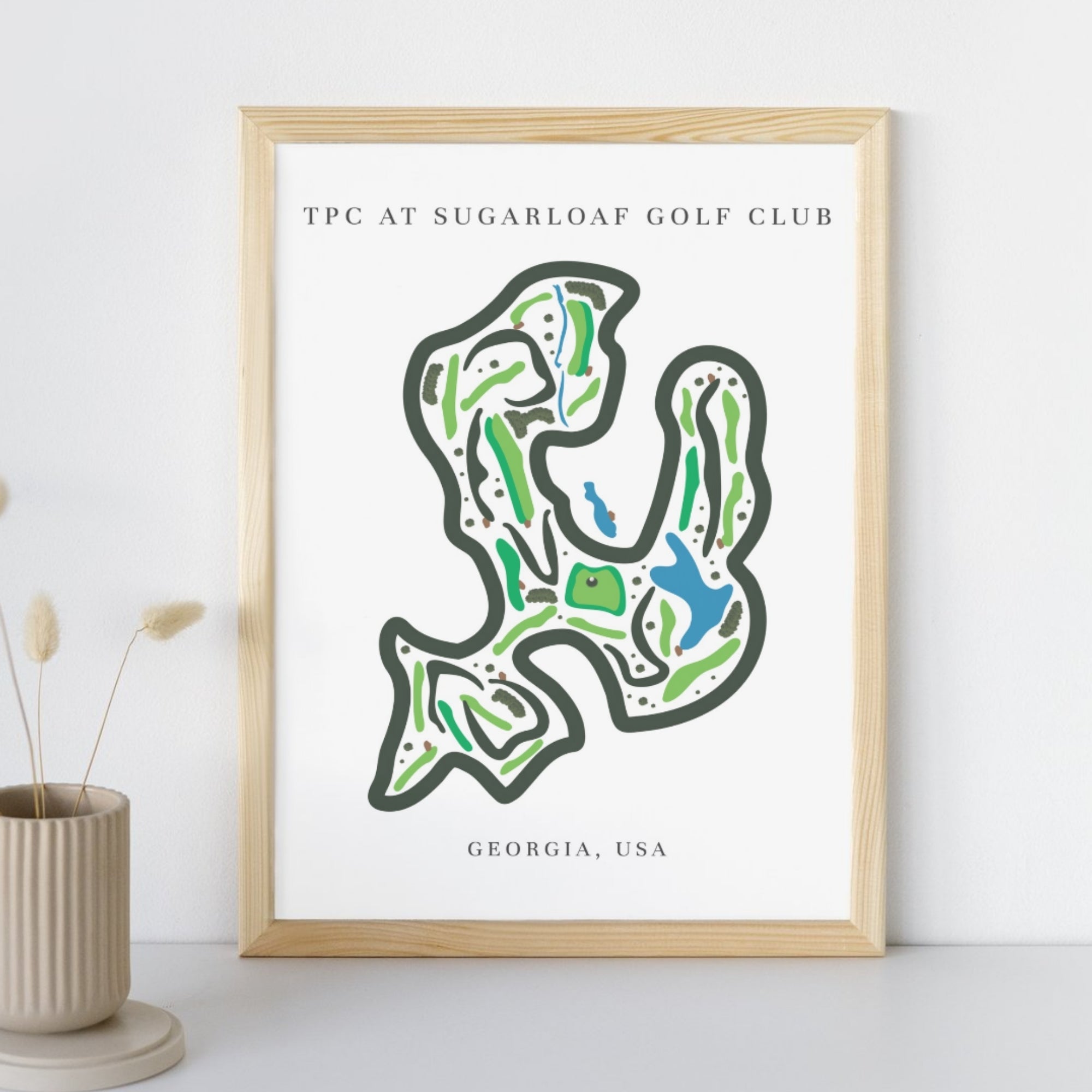 TPC at Sugarloaf Golf Club, Golf Course Print, Georgia