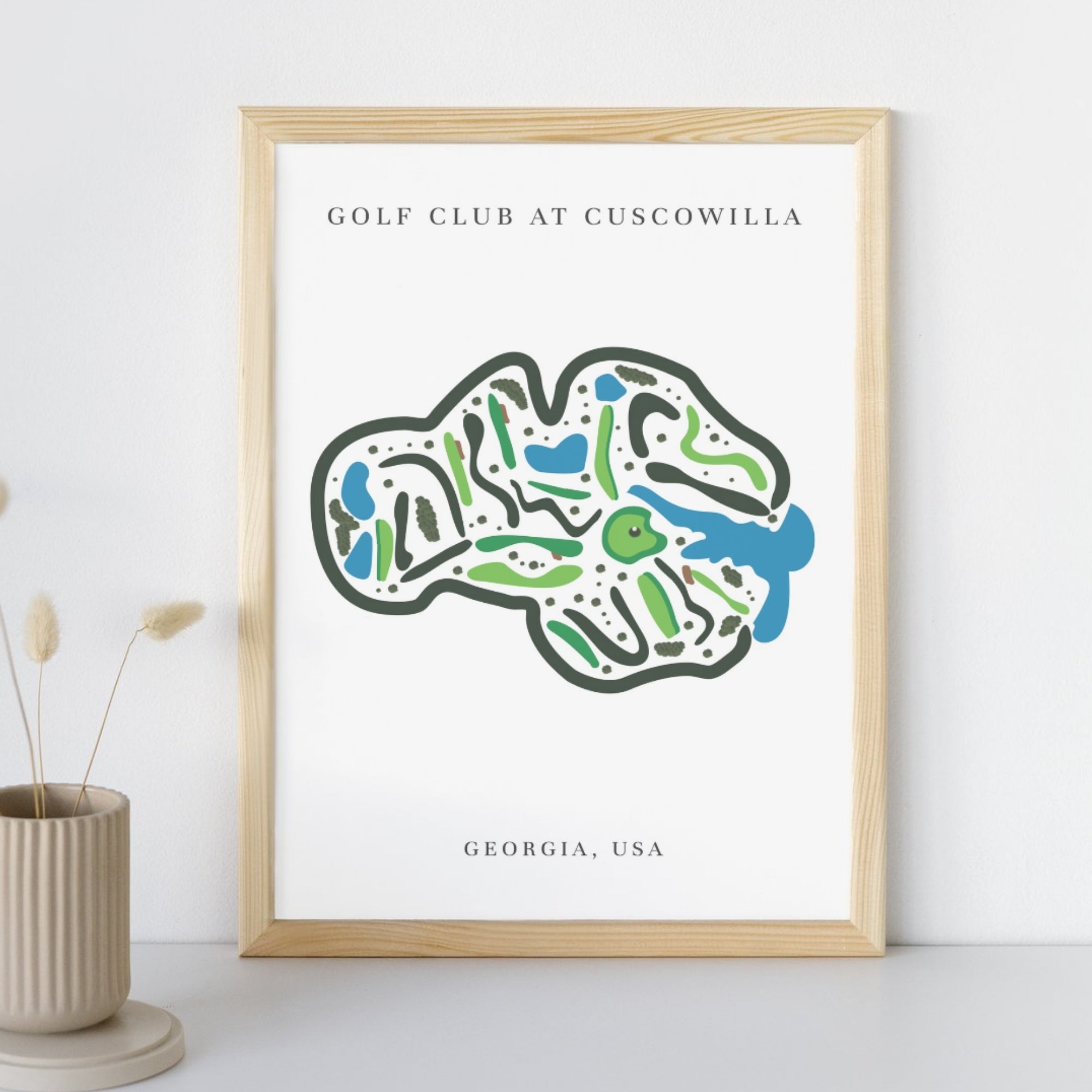 Cuscowilla Golf Club, Golf Course Print, Georgia