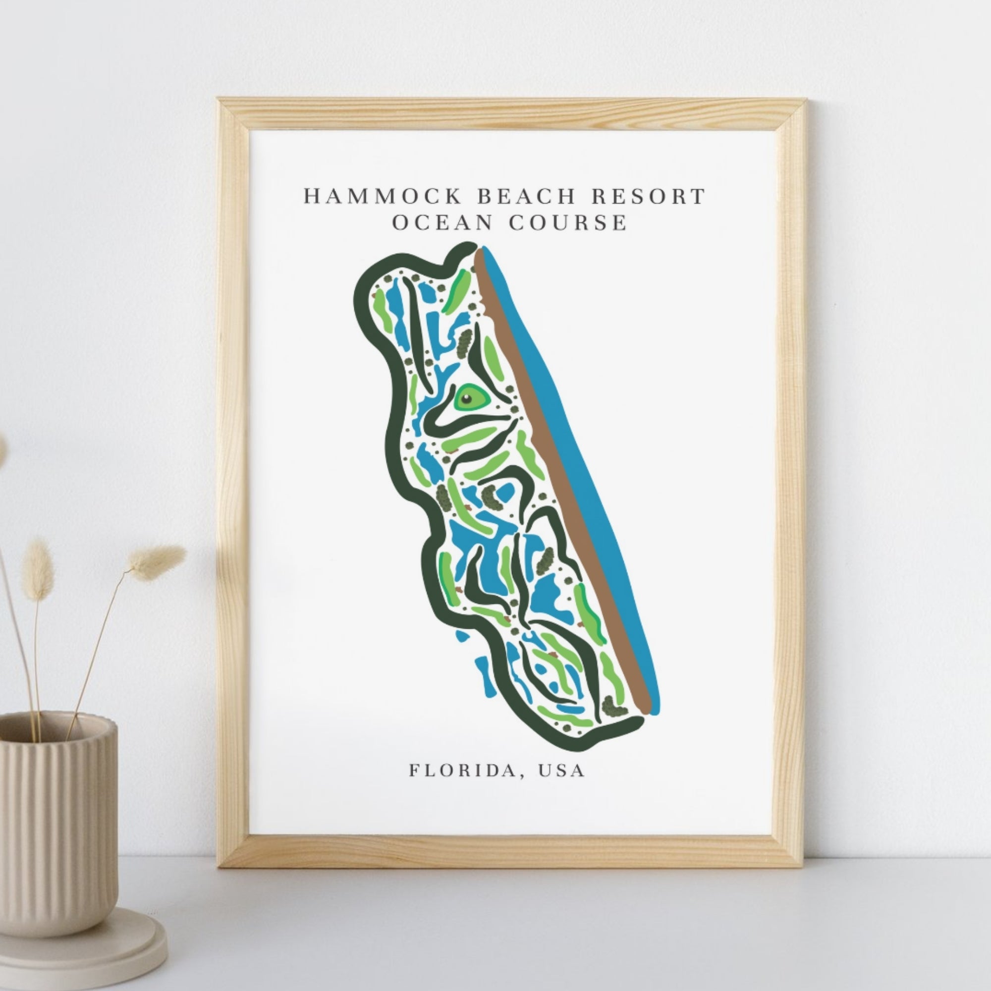 Hammock Beach Resort Ocean, Golf Course Print, Florida