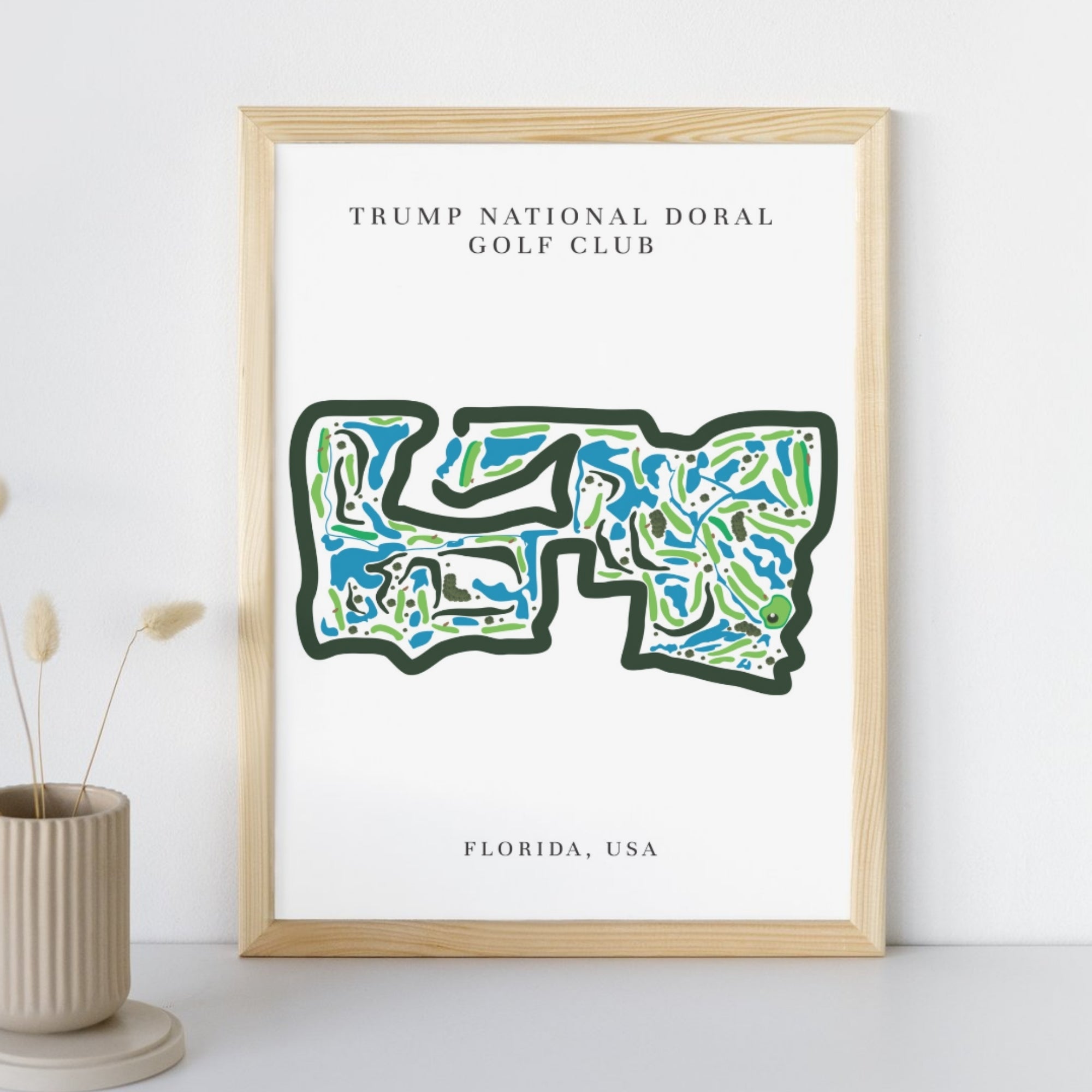 Trump National Doral Golf Club, Golf Course Print, Florida