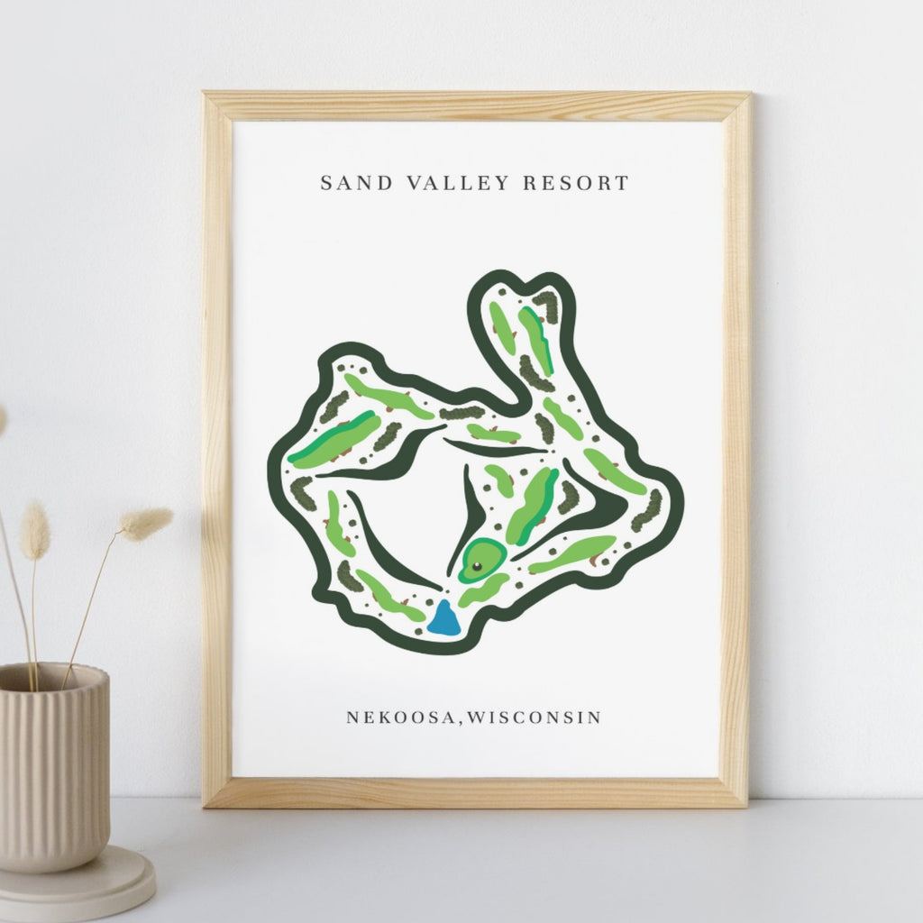 Sand Valley Resort Nekoosa, Golf Course Print, Wisconsin