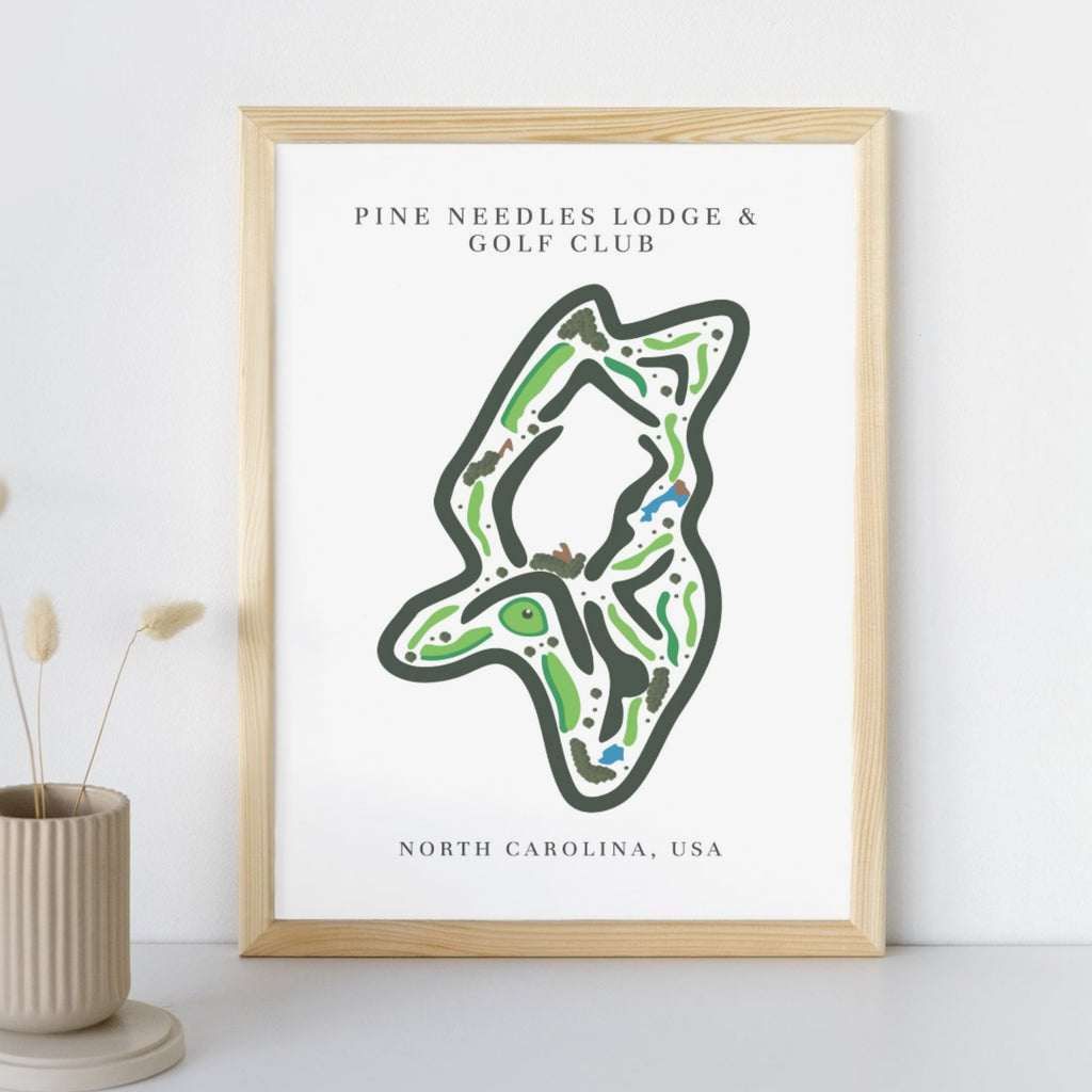 Pine Needles Lodge & Golf Club, Golf Course Print, North Carolina