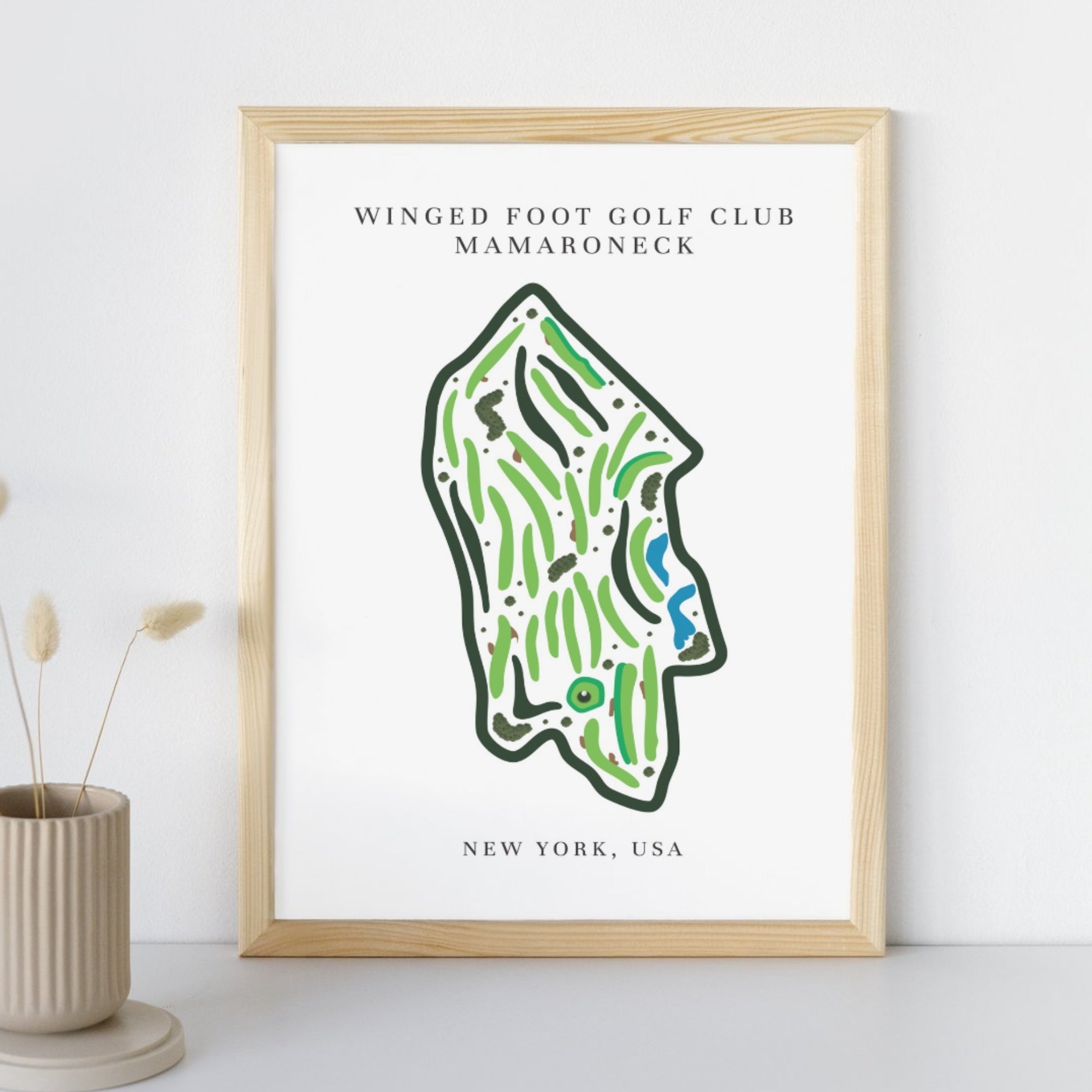 Winged Foot Golf Club, Golf Course Print, New York