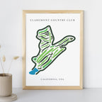 Claremont Country Club, Golf Course Print, California