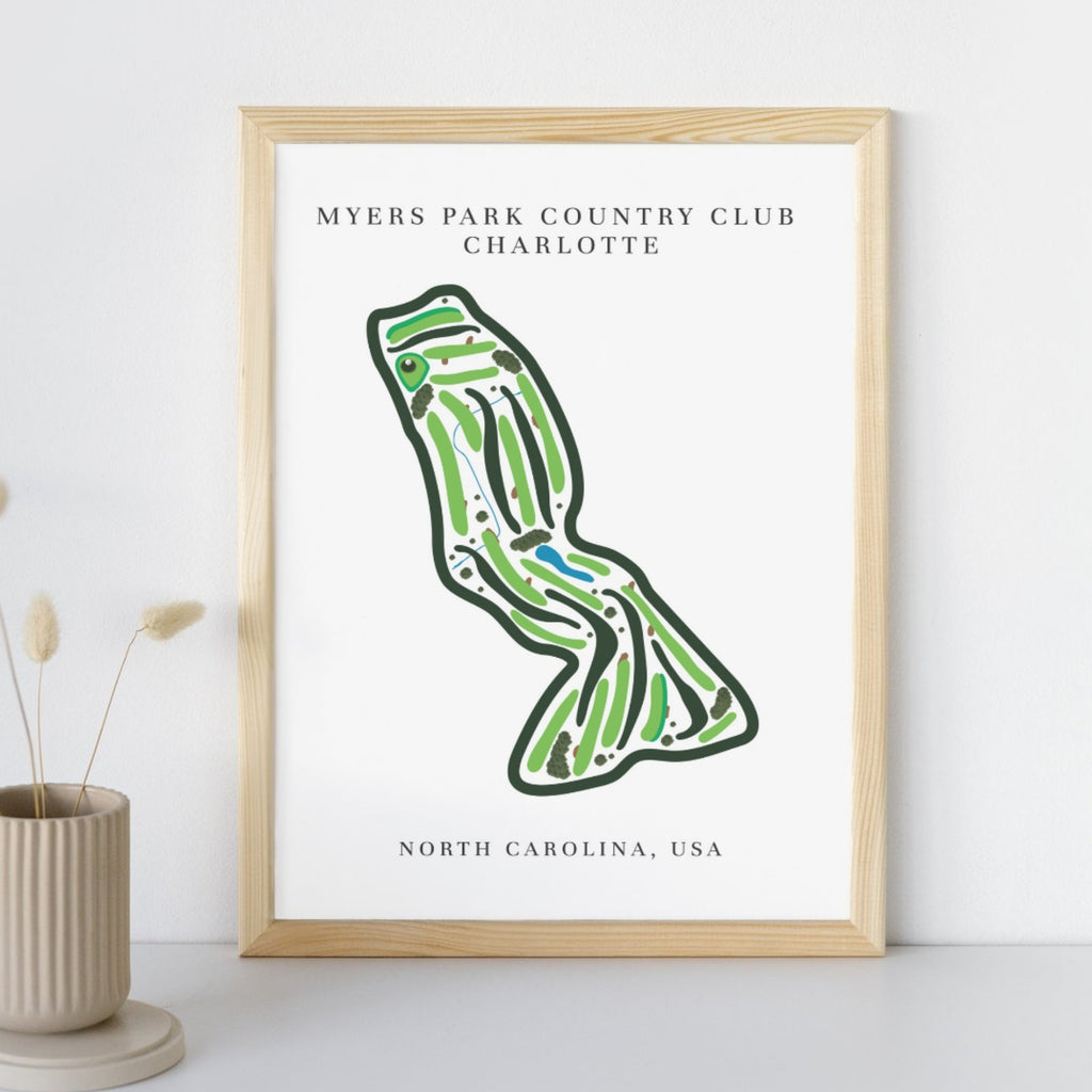 Myers Park Country Club Golf Course Prints, North Carolina