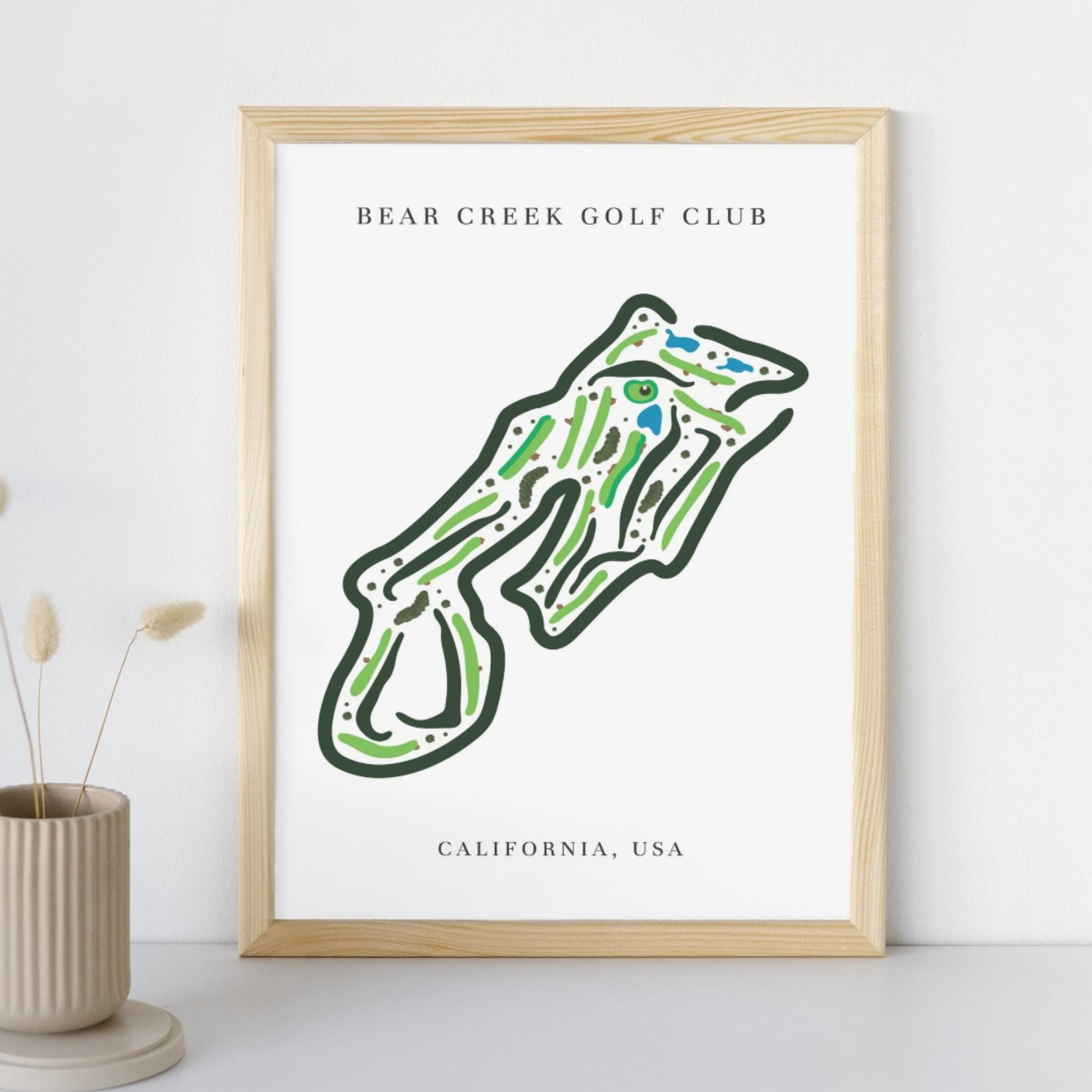 Bear Creek Golf Club, Golf Course Print, California