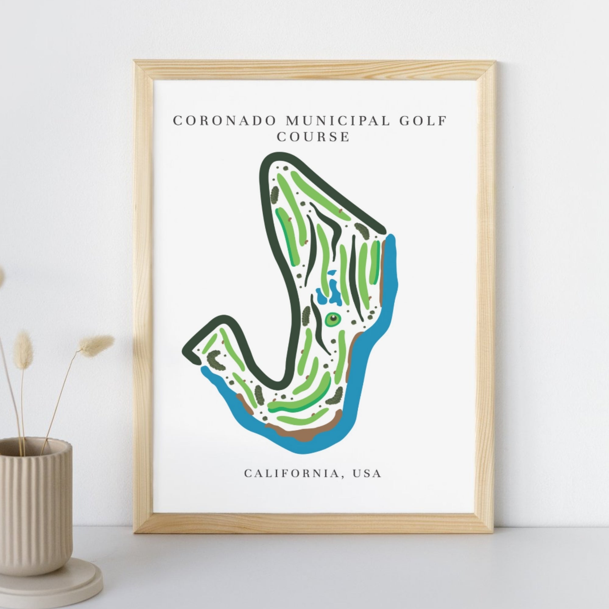 Coronado Municipal Golf Course Print, California