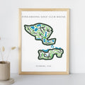 Streamsong Golf & Club house, Golf Course Print, Florida