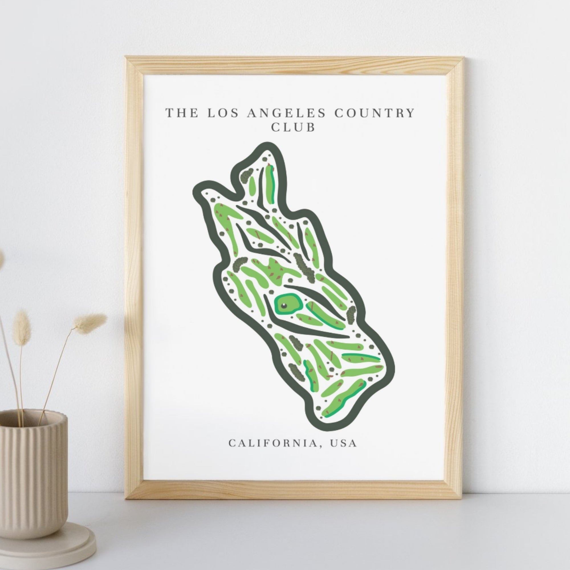 The Los Angeles Country Club, Golf Course Print, California
