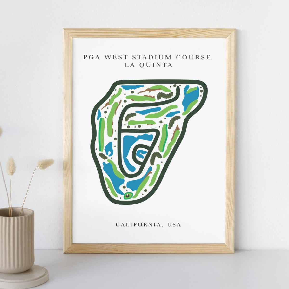 PGA West Stadium Course, Golf Course Print, California