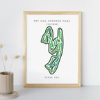 TPC San Antonio Oaks Course, Golf Course Prints, Texas