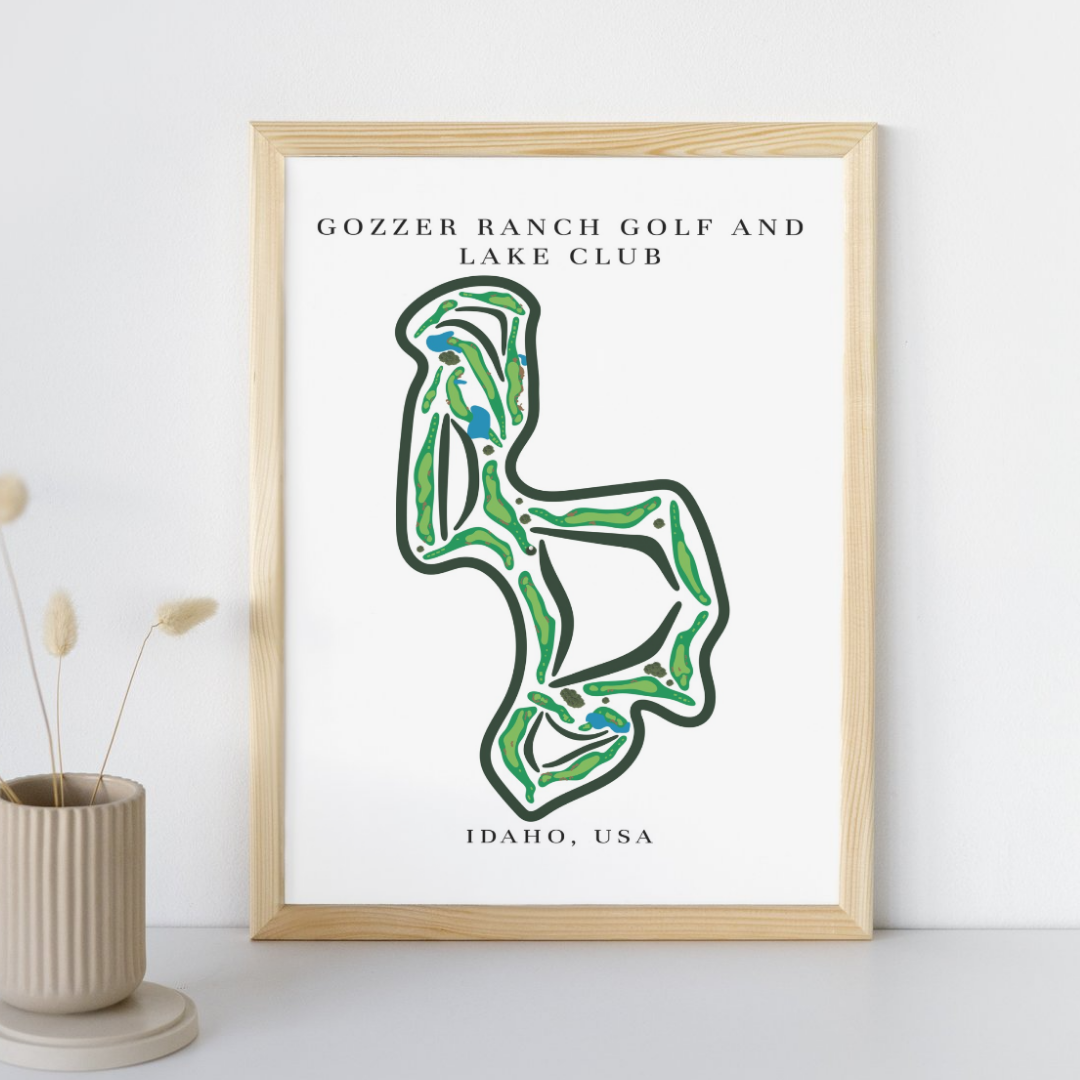 Gozzer Ranch Golf and Lake Club, Golf Course Prints, Idaho
