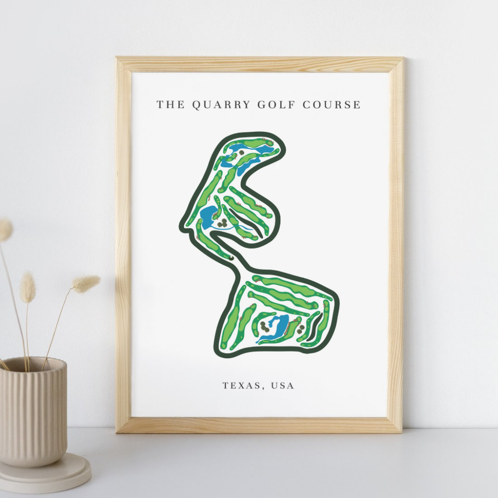 The Quarry Golf Course, Golf Course Prints, Texas