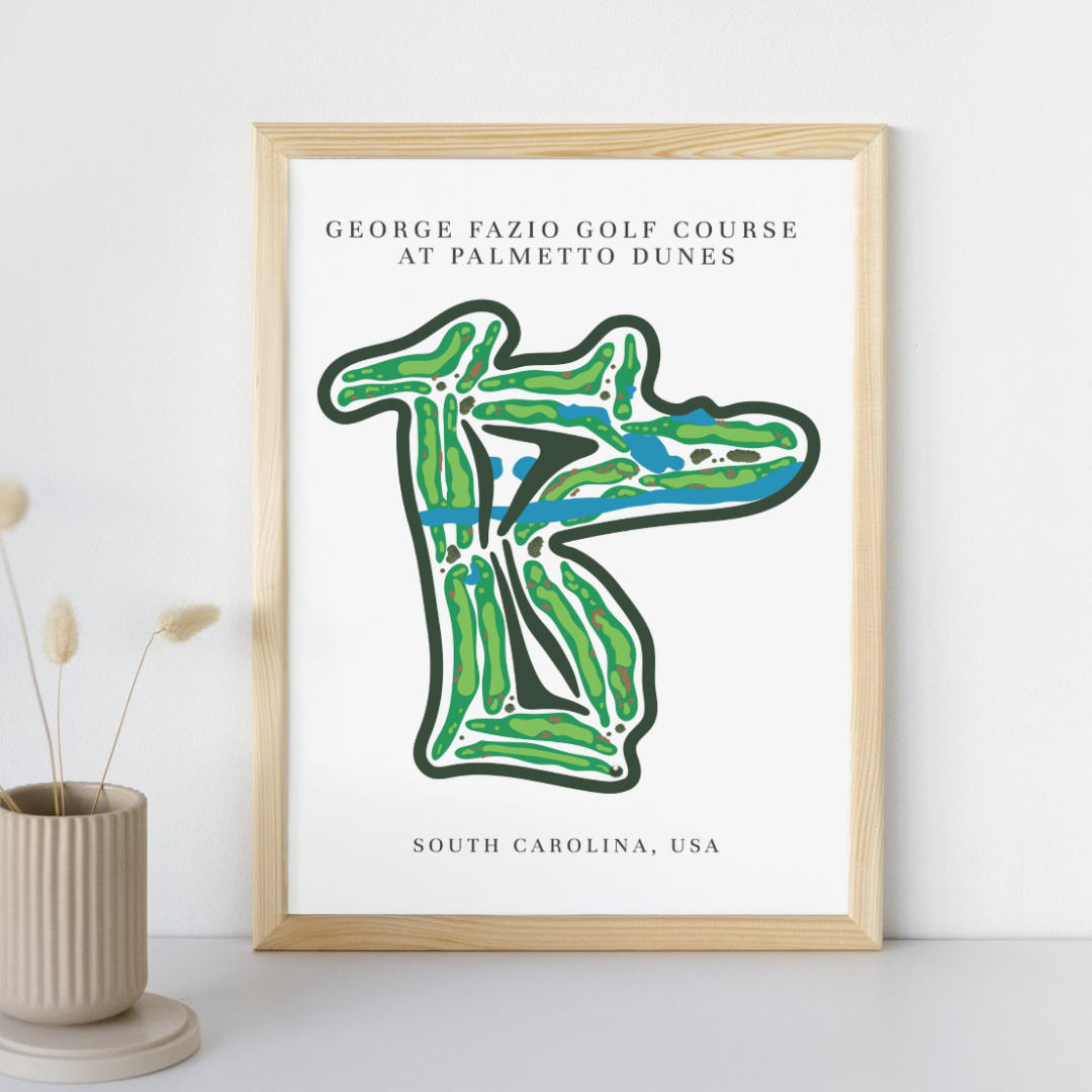 George Fazio Golf Course at Palmetto Dunes, Golf Course Prints, South Carolina