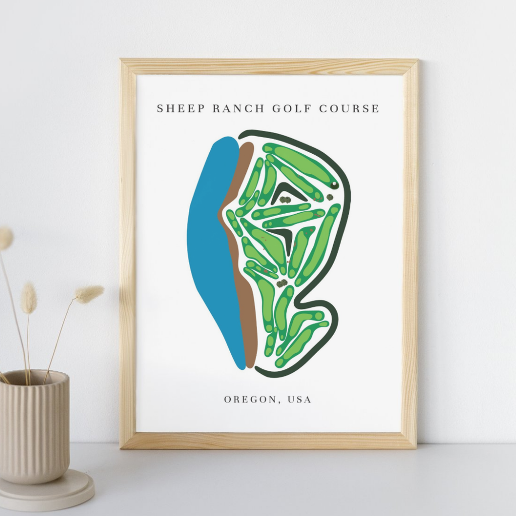 Sheep Ranch Golf Club, Golf Course Print, Oregon