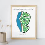Sheep Ranch Golf Club, Golf Course Print, Oregon
