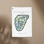 PGA West Stadium Course, Golf Course Print, California | Golf Course Print Towels | Golf Course Microfiber