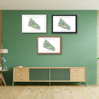 Pine Valley Golf Club Golf Course Prints, New Jersey, Golf Map Artwork