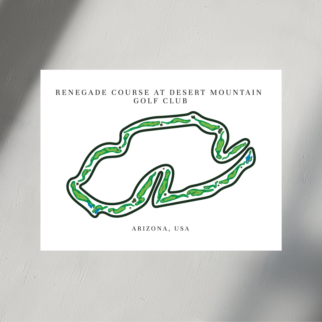 Renegade Course at Desert Mountain Golf Club, Golf Course Print, Arizona