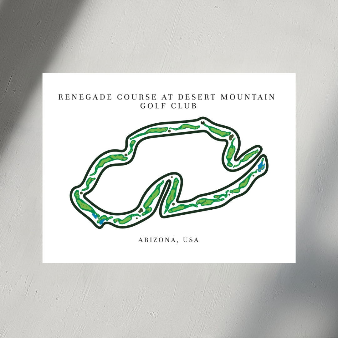 Renegade Course at Desert Mountain Golf Club, Golf Course Print, Arizona