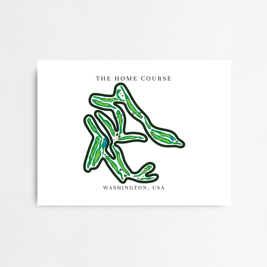 The Home Course, Golf Course Prints, Washington