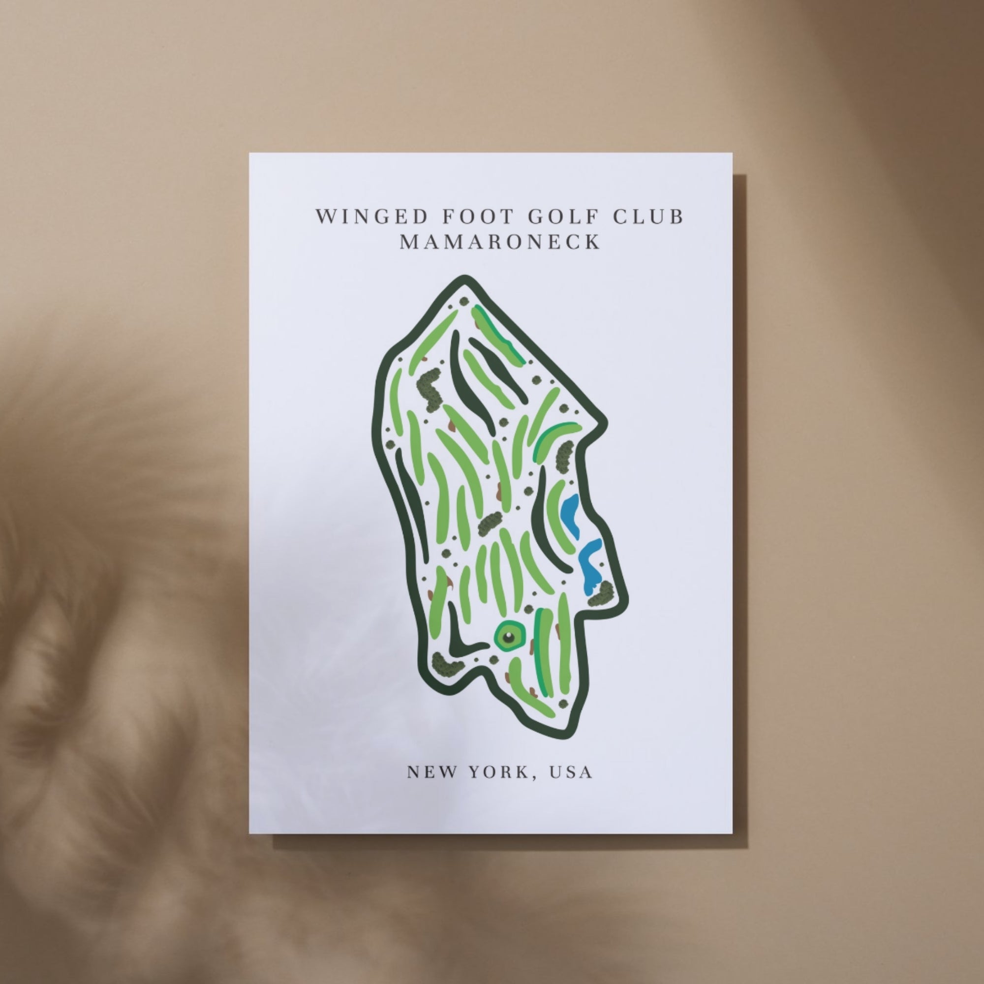 Winged Foot Golf Club, Golf Course Print, New York