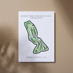 Myers Park Country Club Golf Course Prints, North Carolina