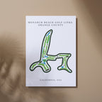 Monarch Beach Golf Links, Golf Course Print, California