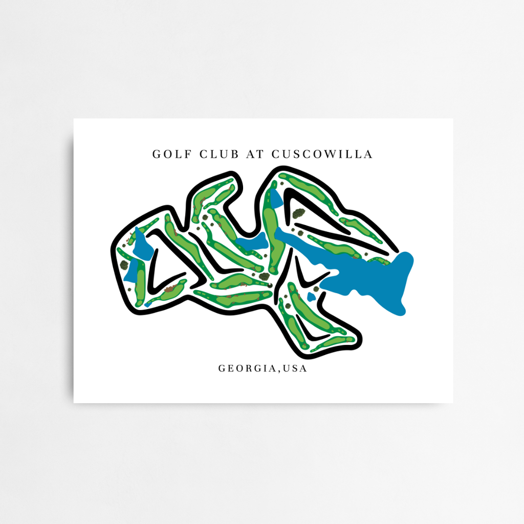 Cuscowilla Golf Club, Golf Course Print, Georgia