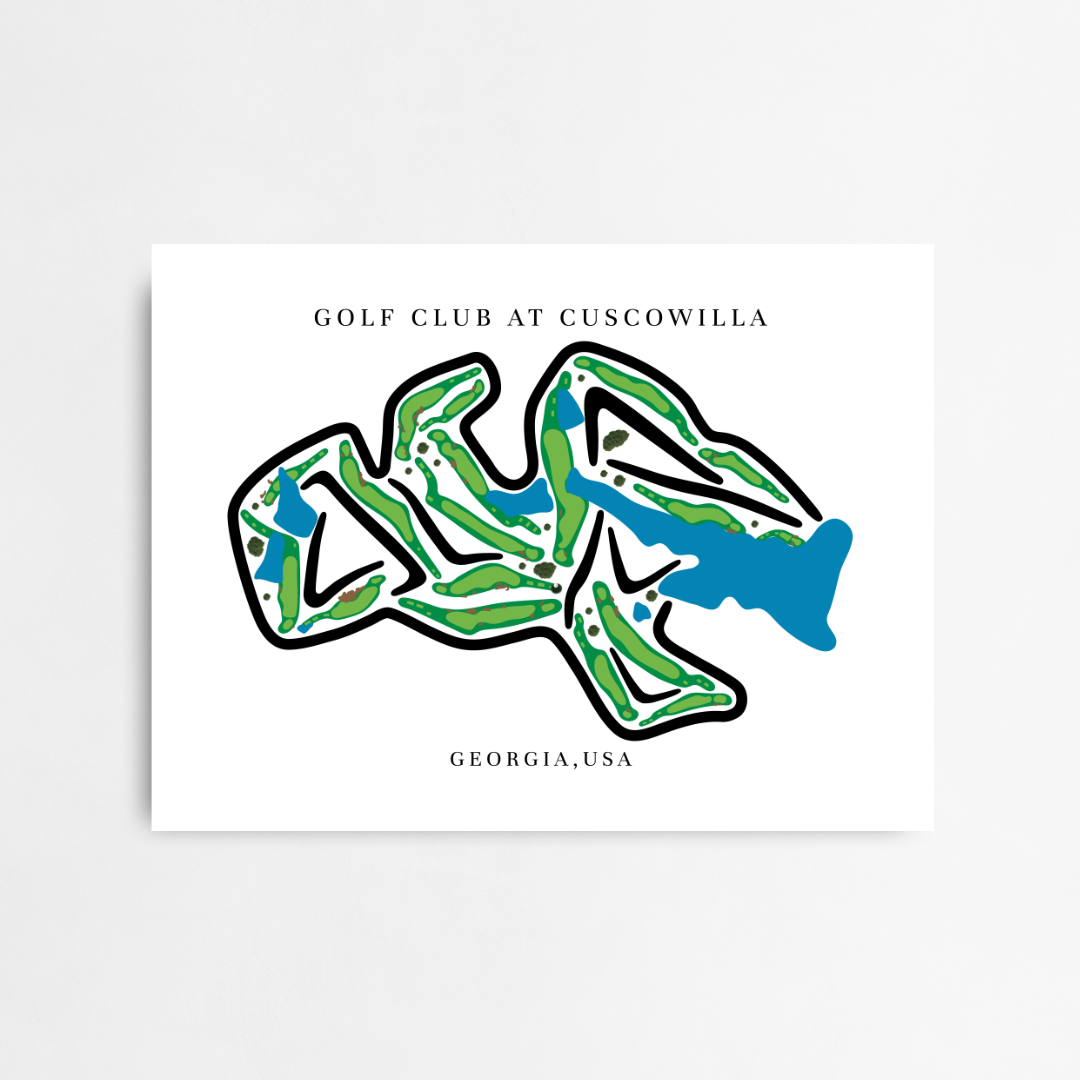 Cuscowilla Golf Club, Golf Course Print, Georgia