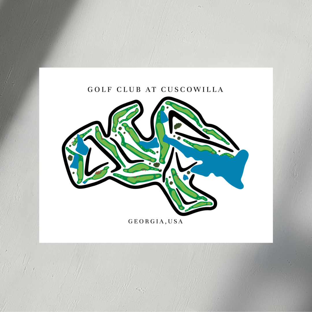 Cuscowilla Golf Club, Golf Course Print, Georgia