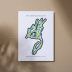 TPC Myrtle Beach Golf Course Prints, South Carolina, Golf Map Artwork