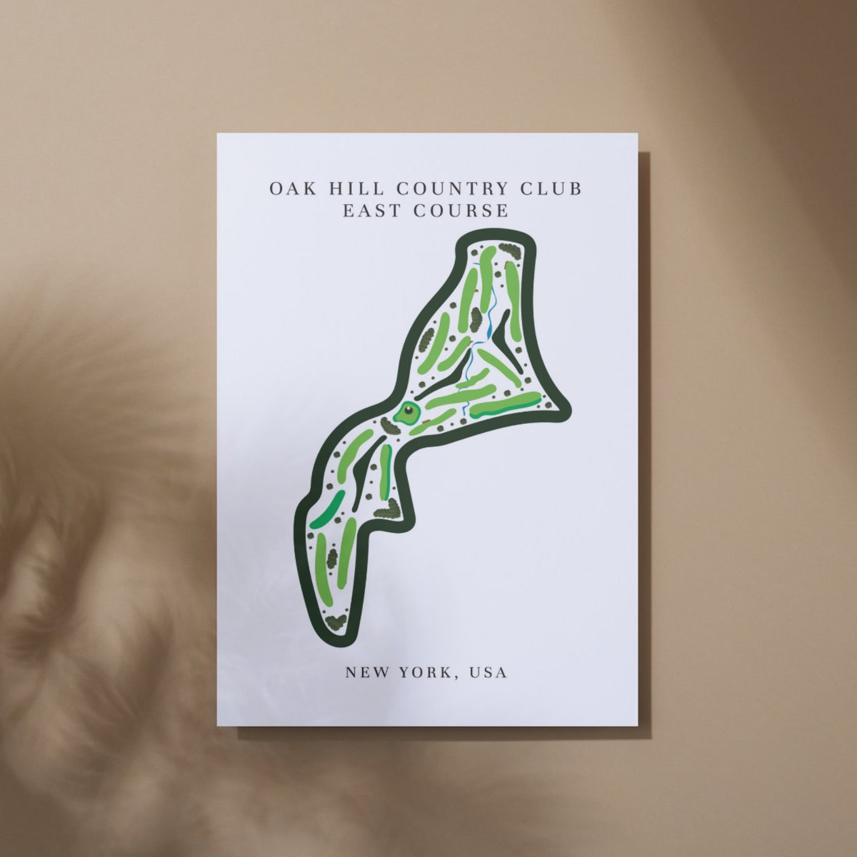 Oak Hill Country Club East, Golf Course Print, New York