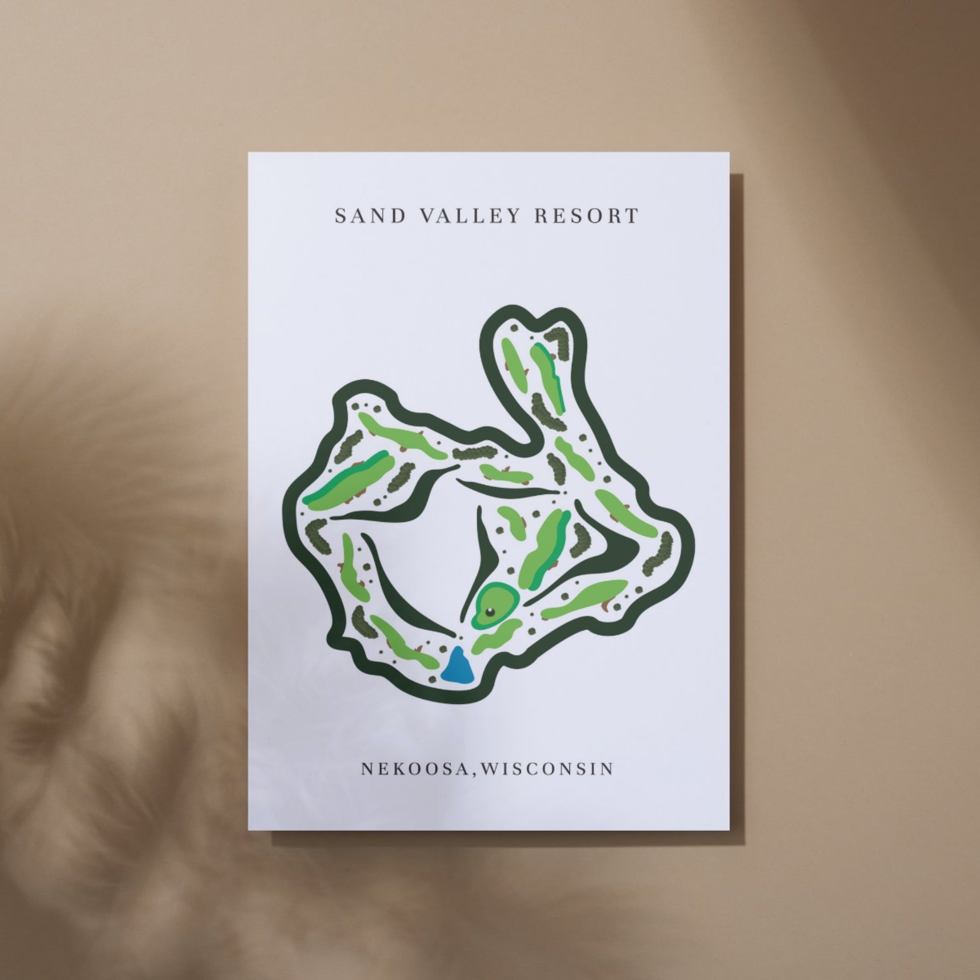 Sand Valley Resort Nekoosa, Golf Course Print, Wisconsin