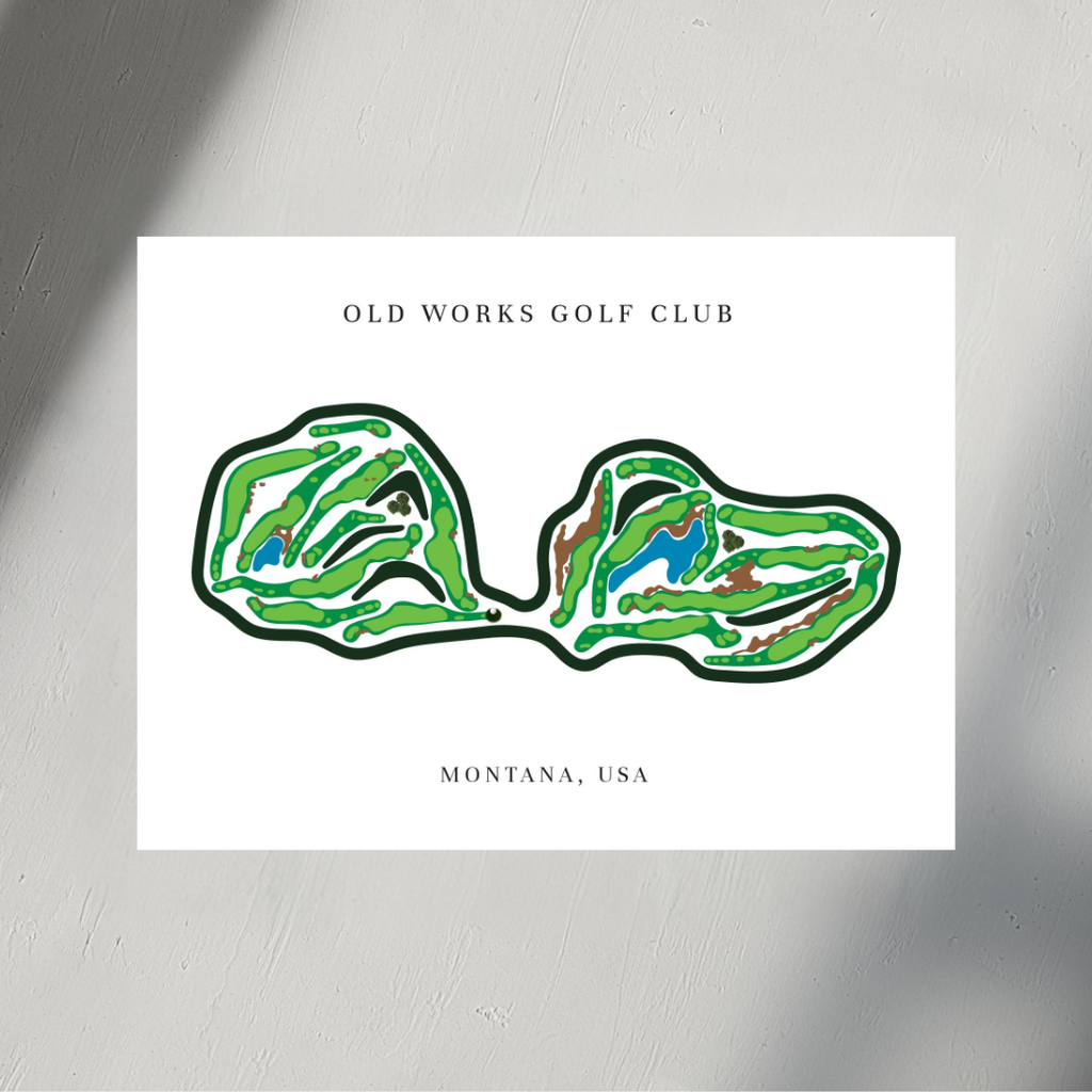 Old Works Golf Club, Golf Course Prints, Montana
